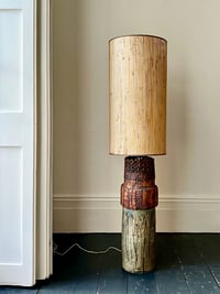 Image 1 of Large Bernard Rooke Table or Floor Lamp with Original Shade