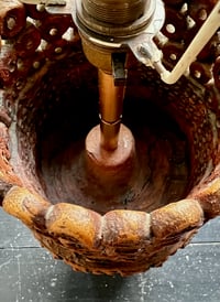 Image 7 of Large Bernard Rooke Table or Floor Lamp with Original Shade