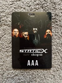 Static-X/Dope Tour Laminate