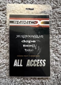 Image 1 of Static-X/Dope/Wednesday 13/Raven Black (Wisc. Death Trip 20th Anniv. Winter Tour) Laminate