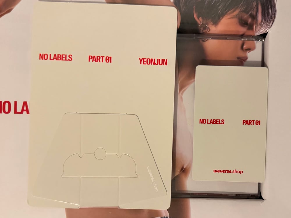Image of TXT Yeonjun ‘NO LABELS PART 01’ Weverse Shop POB Set
