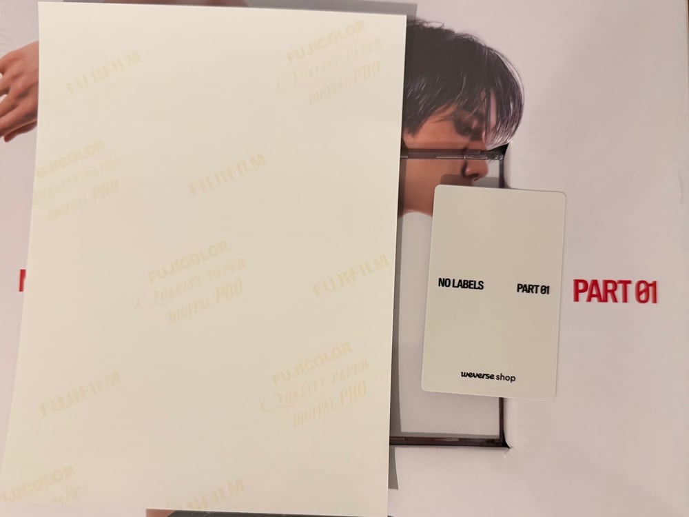 Image of TXT Yeonjun ‘NO LABELS PART 01’ Weverse Shop POB Set 1