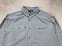 Image 2 of Patagonia Self Guided Hike Shirt Grey Medium Mens 