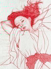 Image 1 of A-i (Love) / Original Colour Pencil Drawing