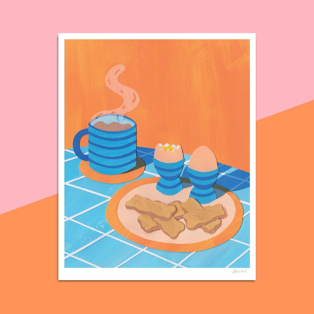 Breakfast Still Life - 8 x 10" Print