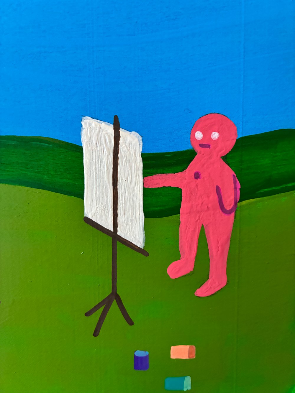 Tux and Fanny Painting - Painting Pals