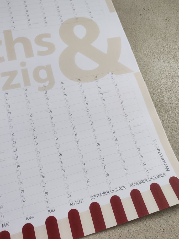 Image of Wandkalender COLOR 2026 A2