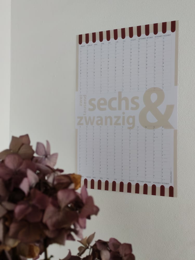 Image of Wandkalender COLOR 2026 A2