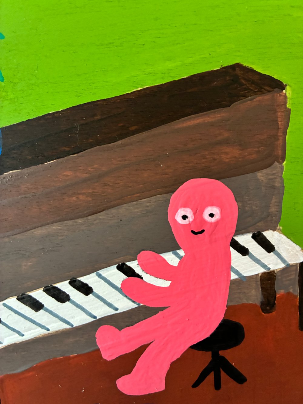 Tux and Fanny painting - Dancing Again