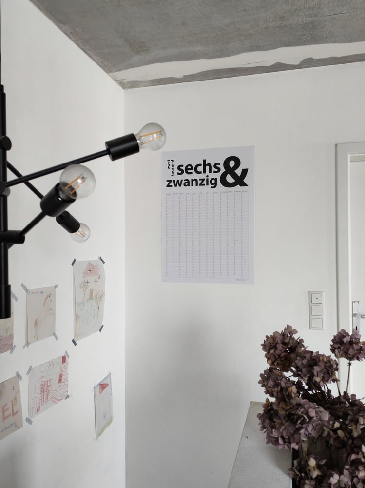 Image of Wandkalender A1 2026