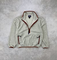 Image 2 of Patagonia Synchilla 1/2 Zip Fleece Pullover Oatmeal Heather Small Womens 