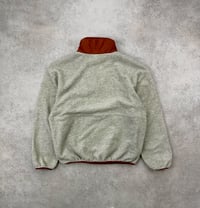Image 3 of Patagonia Synchilla 1/2 Zip Fleece Pullover Oatmeal Heather Small Womens 