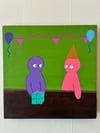 Tux and Fanny painting - Birthday Presence 