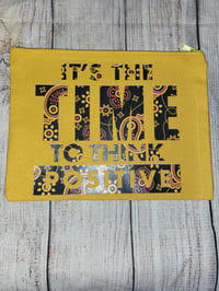 Image 1 of Think Positive Handbag, Makeup Bag