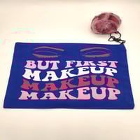 Image 1 of Pisces Royal Blue Cosemetic bag , Makeup Bag