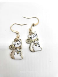 Image 1 of Cat Lover Earrings
