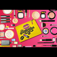 Image 2 of Better late than ugly Aquarius Cosmetic Bag, Makeup Bag for Adults
