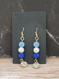 Image 2 of Christmas Earrings Red white and Green 20 different styles Holiday earrings