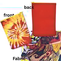 Image 2 of Handcrafted Faux Leather Tye Dye Makeup Bags Cosmetic Bags handbags