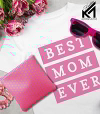 Image 3 of Handcrafted Faux Leather Royal Blue Purse, Makeup Bag, Pencil Case