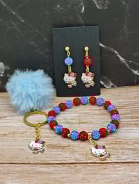 Image 3 of Christmas Hello Kitty jewelery sets