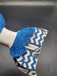 Image 3 of Footbal fan Hairbow hair accesory for football lovers Eagles Hair Clip