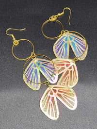 Image 3 of Addikxions Vivid Butterfly  Wing Earrings for women & teens