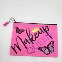 Image 4 of Makeup Queen Cancer Cosmetic Makeup Bag for Adults, Teens