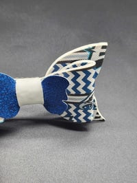 Image 4 of Footbal fan Hairbow hair accesory for football lovers Eagles Hair Clip