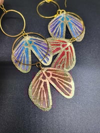 Image 4 of Addikxions Vivid Butterfly  Wing Earrings for women & teens