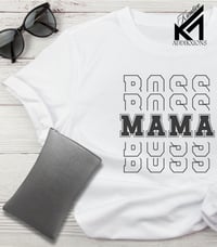 Image 5 of Handcrafted Faux Leather Royal Blue Purse, Makeup Bag, Pencil Case