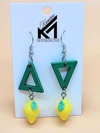 Image 5 of Handcrafted Fruity Citrus Addikxion Earrings