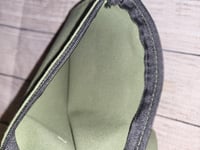 Image 7 of Handmade Sistas Handbag, Olive Green Floral Purse