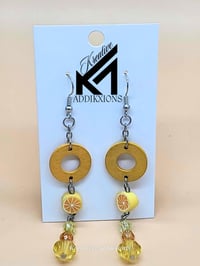 Image 7 of Handcrafted Fruity Citrus Addikxion Earrings