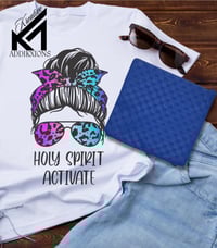 Image 7 of Handcrafted Faux Leather Royal Blue Purse, Makeup Bag, Pencil Case