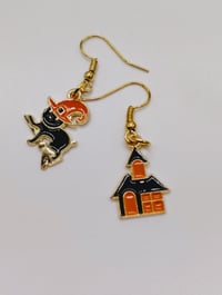Image 8 of spooky Halloween earrings jewelry for Halloween