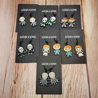Image 1 of Halloween Horror Movie Handcrafted Earrings