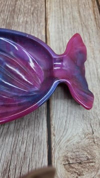 Image 3 of Pink & Blue Bubble Gum Handcrafted Resin Candy Dish