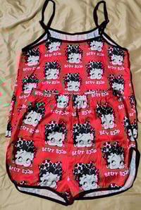 Image 2 of Betty B Women's Spaghetti Strap Short Pajama Set