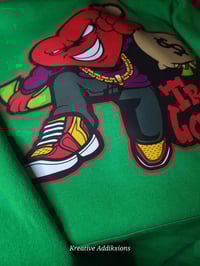 Image 5 of Green XL Trap Love Unisex Hoodie