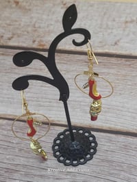 Image 6 of lipstix & stilletos handcrafted earrings