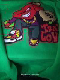 Image 7 of Green XL Trap Love Unisex Hoodie