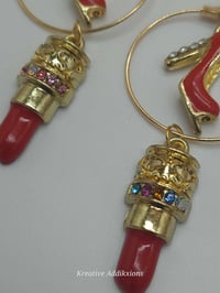 Image 8 of lipstix & stilletos handcrafted earrings