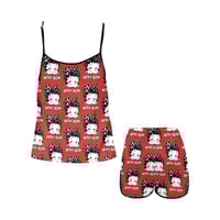Image 4 of Betty B Women's Spaghetti Strap Short Pajama Set