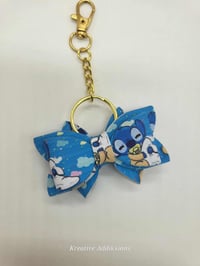 Image 4 of Gold & Silver Stitch Buddie Bow Charms (Purse not included)