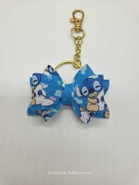 Image 6 of Gold & Silver Stitch Buddie Bow Charms (Purse not included)