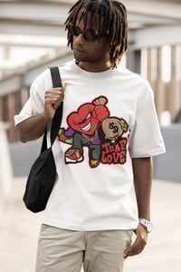 Image 8 of White Trap Love Cotton Unisex T-shirt
