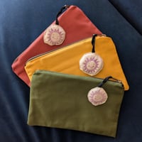 Image 1 of Canvas Zipper Pouches 