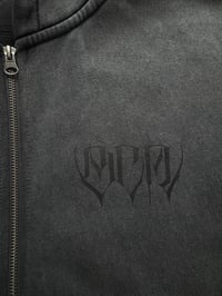 Image 4 of "AS LONG AS I BREATHE" - HOODED ZIP "ASPHALT"