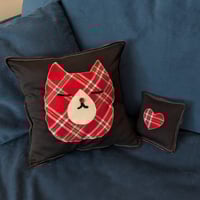 Image 5 of Trash Cat Throw Pillows 